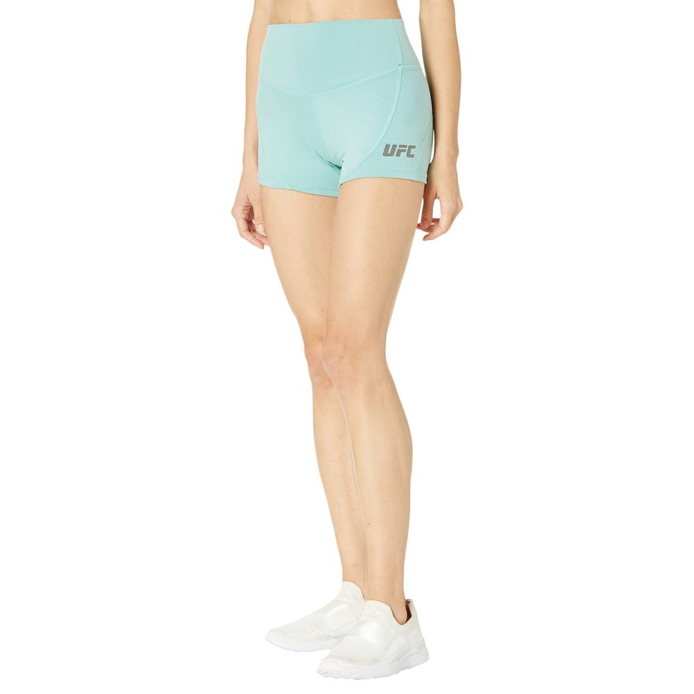 UFC Womens 3" Extreme Workout Shorts Slate Green LG 3